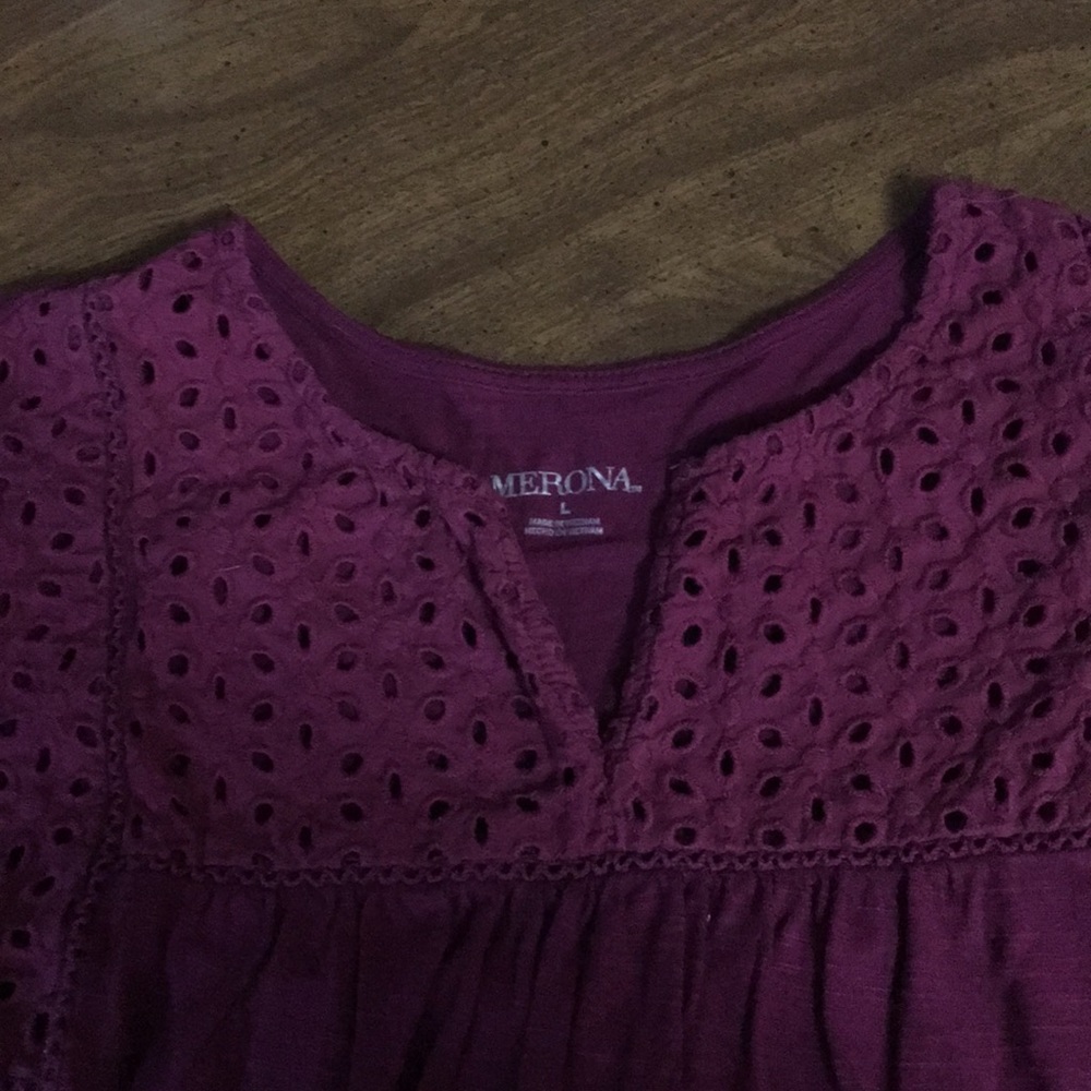 Merona Tunic Length Top - Picture 4 of 5